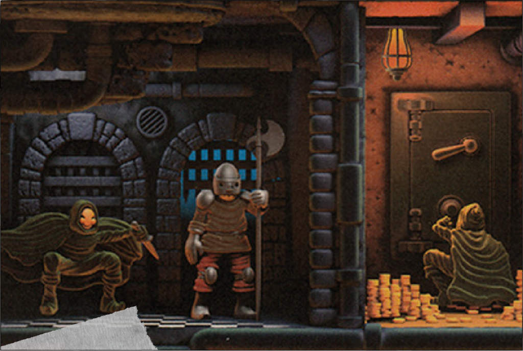 Illustration from the tabletop role-playing game “Clerk & Dagger”, supported by NDMAC.