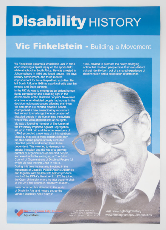 Disability History: Vic Finkelstein