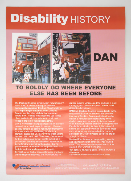 Disability History: DAN