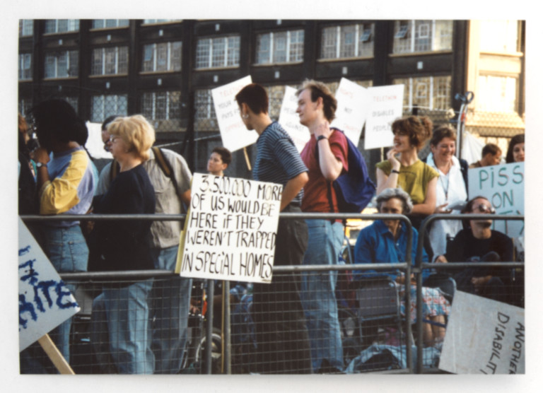 Telethon protest photo series