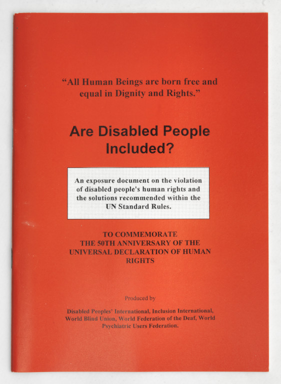 Are Disabled People included?