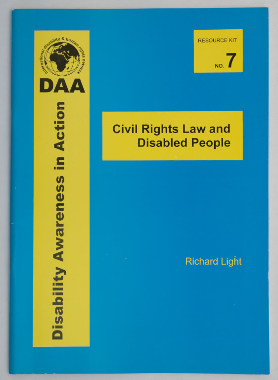 Disability Awareness in Action resource kit number seven