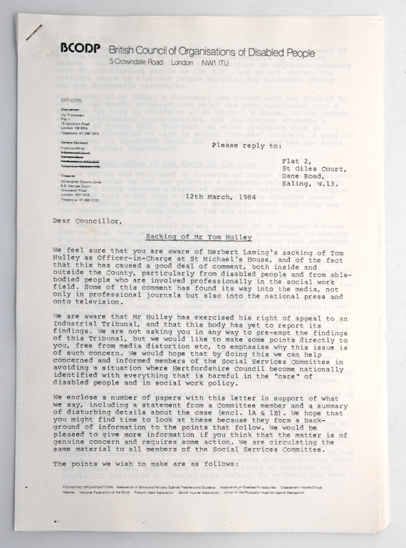 Dismissal of Tom Hulley