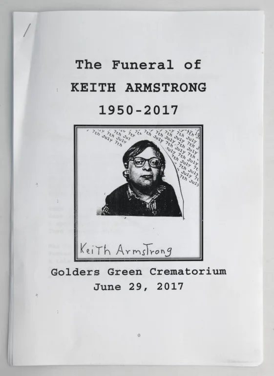 The funeral of Keith Armstrong 1950 – 2017