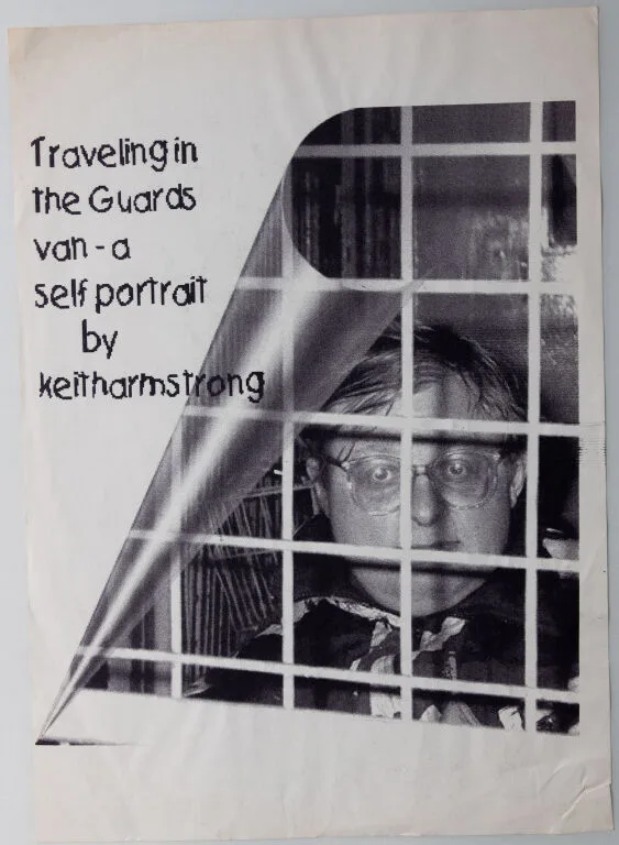 Travelling in the guard’s van – a self portrait by Keith Armstrong