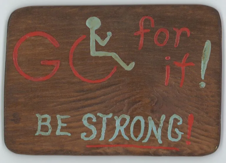 Wooden sign