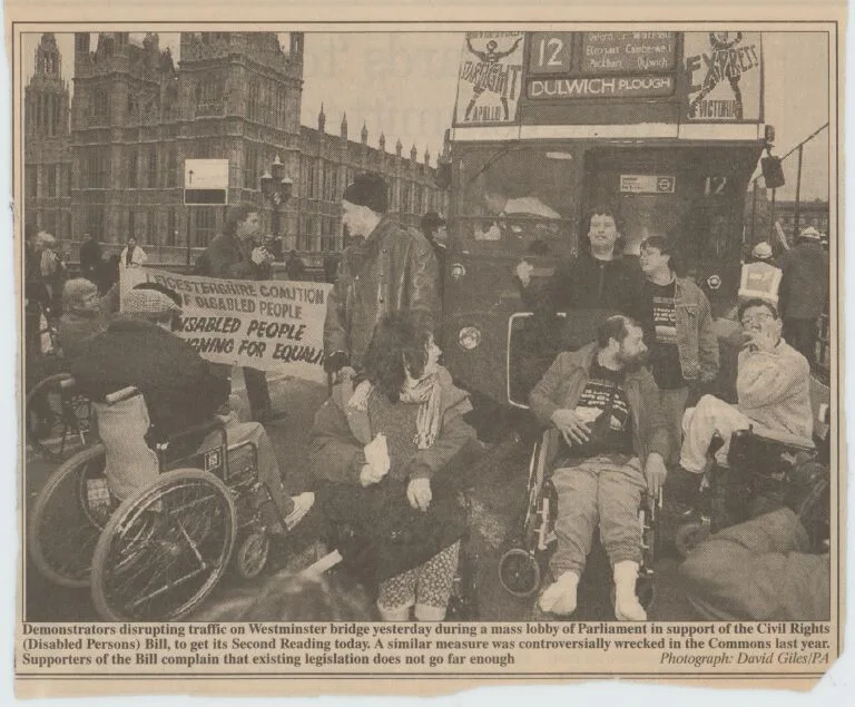 Westminster Bridge rally