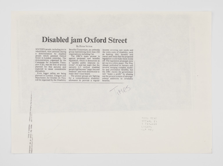 Disabled Jam Oxford Street