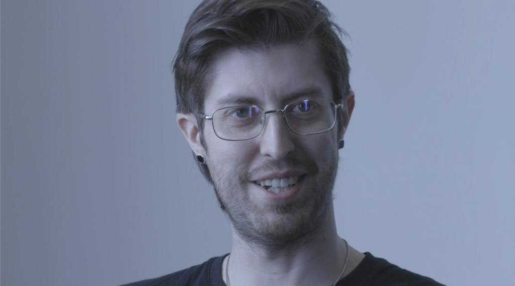 Portrait of Liam Roden from the Oral History project.