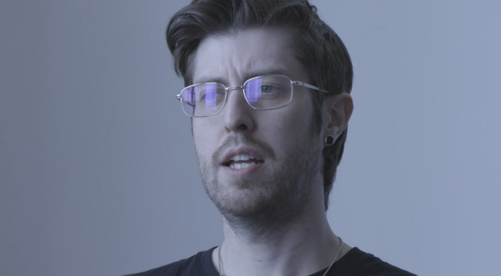 Portrait of Liam Roden from the Oral History project.